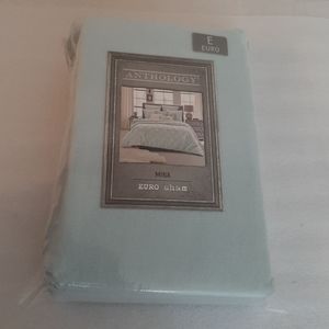 ANTHOLOGY Mina Velvet Tassel Euro sham Aqua Green (1 sham)